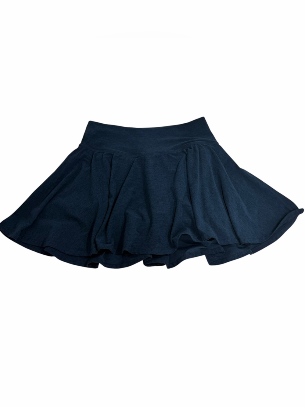 Beyond Yoga Circle Skirt 1X Navy Spacedye Tiebreaker Athletic Skort